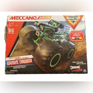 Meccano Junior, Official Monster Jam Grave Digger Truck 2021